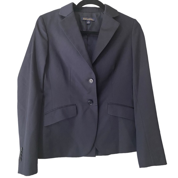 Brooks Brothers The Essential Stretch Wool Black Jacket size 4 - Picture 3 of 10